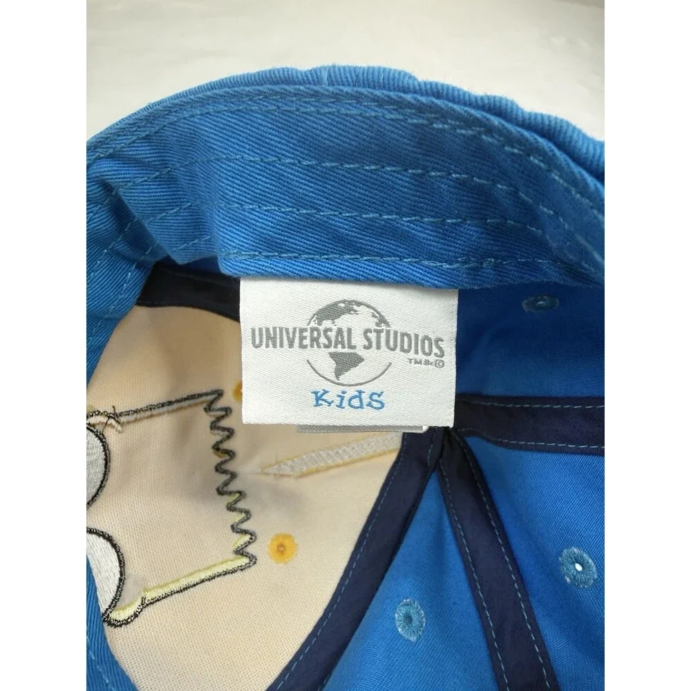 The Simpsons Bart Simpson Snapback Hat Blue Yellow Universal Studios Kids
